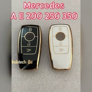 Smartkey Remote Key Case Cover for Mercedes E200 E300 E350 Gold List