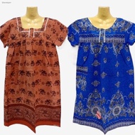 ✶♟☒PK003 Walking Duster Dress Bangkok Thailand Batik Large - Pambahay Pantulog Sleepwear Daster Poko
