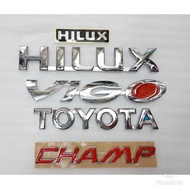 โลโก้ hilux vigo toyota champ สติ้กเกอร์ hilux ชุด 5 ชิ้น