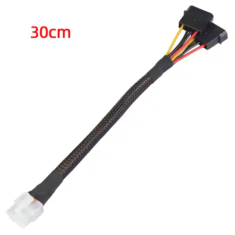 Large 4P to 8P Converter Adapter Cable for 5212M4 HDD Hard Disk Cage Server Backplane Power Cable 4p