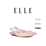 Elle Anna Comfy Fit Footbed Microfiber Leather Flats