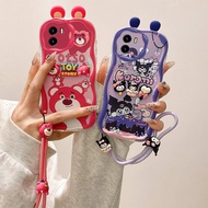 Casing VIVO Y15S Y15A Y01 Y01A Kartun boneka silikon lembut Phone casing