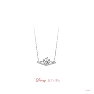 Snow White Crown Silver Necklace