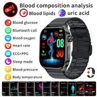 EDUT Smart Multi-Dimensional Multi-Function Health Monitoring Black Watch Call ET580ECG Sports Tan H