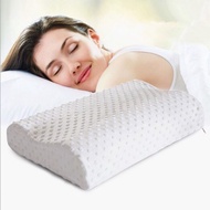1pc Orthopedic Neck Pillow Cervical Spine Latex Pillow Memory Foam Pillow