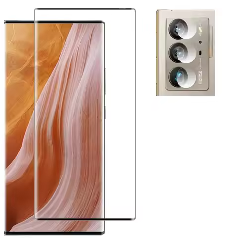 3D Curverd Protective Glass For ZTE Axon 40 Ultra Tempered Glass 9H Full Curved Protective Screen Fo