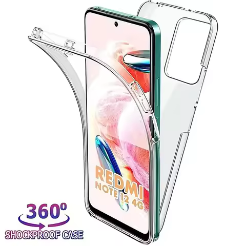 360 Full Silicone Case for Xiaomi Redmi Note 13 14 Pro Plus 12S 11S 10S 9 8 7 Pro 9S 14C 14T 13T 12T