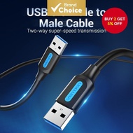 Mention USB 3.0 Cable Male USB to Male USB 5Gbps USB Extension Cable for Laptop PC  Kabel Sambungan 