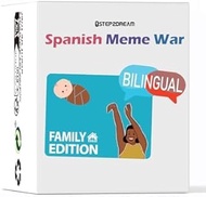 Magictodoor Spanish English Bilingual Meme Card Game - Fun Battle of Wits for Parties & Family | Hum
