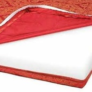 3-fold mattress cover with zipper in bright colors
