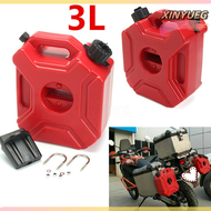 XINYUEG 3L รถจักรยานยนต์แบบพกพา Jerry CAN ถังแก๊สพลาสติกรถยนต์เชื้อเพลิงเบนซิน ATV gokart