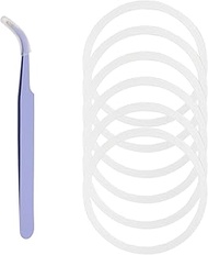 6pcs Silicone Gasket Replacement for Hydro Flask Wide Mouth Flip Lid Bottles, 2 Inch Replacement O R