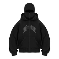 Trabas.Co RHID Hoodie - Zip Hoodie, Balaclava, Fleece 280gsm, Gangster Jacket