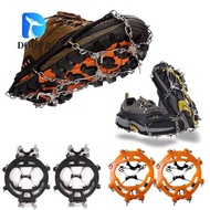 DOOUR Ice Shoes Spike, Lightweight 8/10 Teeth Ice Grippers, Durable Non-slip Ice Snow Shoes Spikes f