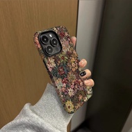 Hard Shell Double-Layer Matte Scratch-Resistant Trendy Yubo Colorful Flower Sea Phone Case R Suitabl