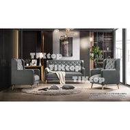 Harga Kilang Fabric Sofa 1+1+3 Set 1 Seater 1 Seater 3 Seater 1+1+3 Seater