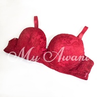 Wired Bra FULL CUP B/C #38 - #44 PLUS SIZE BRA Floral Print MELUR Underwires Padded Bra / Baju Dalam