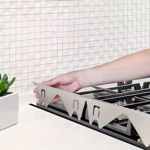 Stove Space Covers Stainless Steel Length 35.05cm To 69.85cm Stove Space Filler Width 9.91cm for Eve