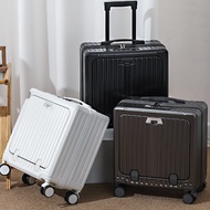 New Front Opening Lid Suitcase Laptop iPad Layer multifunctional Mini Cabin Luggage 18/20 inch Board