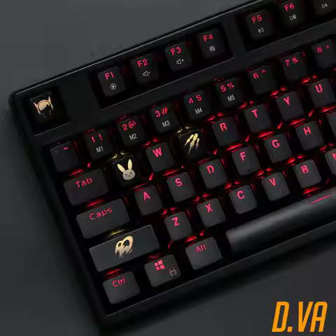 4 pcs/set keysets backlight OW key caps ABS etched Keycap shine-through for Overwatch gamer Mechanic