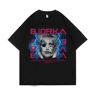 BJORKA HACKER phising T-SHIRT - Viral Tshirt Bootleg Vintage Oversize - black rap tee - mediesval - 
