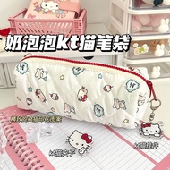 Girl Heart Cute kt Cat Milk Bubble Print High-value Student Stationery Storage 823alhena