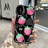 HP Casing For VIVO V15 VIVO V15 Pro VIVO V20 Pro VIVO S7 Case strawberry Pattern Casing HP Casing Cr