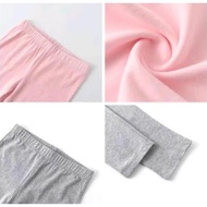 PACKAGE OF 6PCS CHILDREN'S LEGGINGS MADE FROM RAYON T-SHIRT MATERIAL AGES 5-15 YEARS SOFT AND SMOOTH