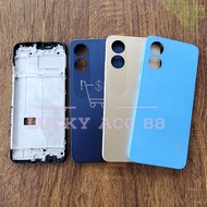 Casing Hosuing Fullset Oppo A17 CPH2477 Bekdor Backdoor Rear Cover + Frame Lcd Opo A17