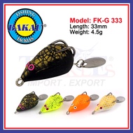 33 mm Fishing Lure Bakau Frog King FK-G 333 Artificial Lure Soft Bait Freshwater
