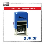 SHINY S-300 DATE STAMP/ SELF INKING / 3MM DATE STAMP / RUBBER STAMP