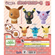 BANDAI Pokemon Eevee Gashapon Collection Toys Ready Stock Pokémon Shellless Capsule Toy August Ibrah