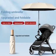 98cm Oversized Umbrella Baby Stroller Sunshade Trolley Baby Stroller Sunscreen Ultraviolet Universal