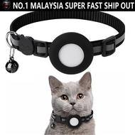 SP Airtag Collar Anti-lost Reflective Nylon Adjustable Pet Collar Cat Collar With Apple Airtag Case 