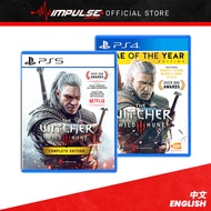 PS4/PS5 The Witcher 3 Wild Hunt Game of The Year Edition | Complete Edition Chi/Eng Version 巫师3 中英文版