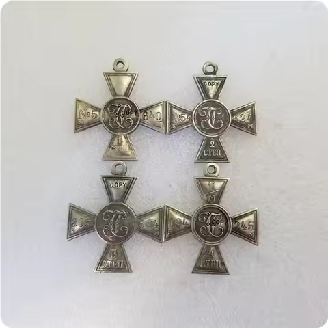 Russia : silver-plated medals 1.2.3.4 Cent COPY commemorative coins-replica coins medal coins collec