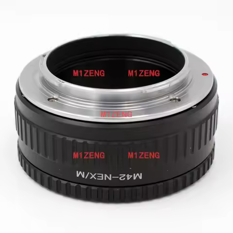 M42-NEX Macro Adjustable Focusing Helicoid Adapter For M42 lens to Sony E Mount Camera A6000 A6300 N