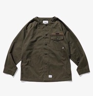 WTAPS 19AW SCOUT LS 軍綠 圓領 長䄂 外套