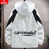 musim bunga jaket lelaki 2025 trend baru tampan longgar jaket lelaki remaja pelajar gaya Korea jaket