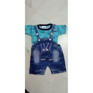 Baby boy dress ဂျင်းဘောင်းဘီ နဲ့စပို့ရှပ်ဝမ်းဆက်