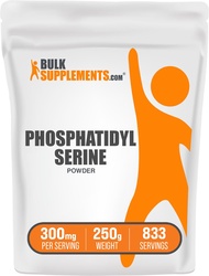 BulkSupplements.com Phosphatidylserine Powder - Phosphatidylserine Supplement, Sourced from Soy Bean
