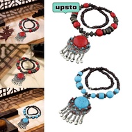 UPSTO Bohemian Necklace, Alloy Vintage Bohemian Pendant Necklace, Fashion Gifts Jewellery Turquoise 
