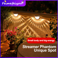 6 LEDs solar outdoor wall light waterproof lampu solar luar rumah automatik super bright wall lamp ε€ͺ