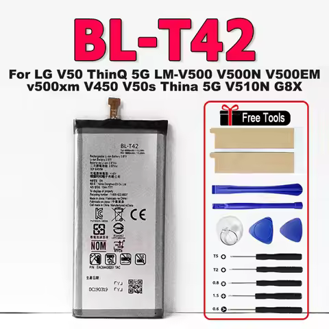 New 4000mAh 15.5Wh BL-T42 Battery For LG V50 ThinQ 5G LM-V500 V500N V500EM v500xm V450 V50S ThinQ 5G
