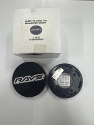 RAYS Model-03 BK/Chrome 中心蓋鈴cap