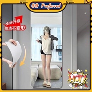 【SG Lucky Store】Acrylic soft mirror Wall self-adhesive wall mirror wardrobe door fitting mirror wall