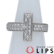 Tiffany T-One 鑽石戒指 68170052 / D淨化草本：0.54克拉（#8）（#8 寬度：約 0.2公分）K18白金拋光，成色極佳 [二手]