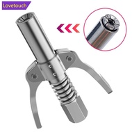 LOVETOUCH Grease Coupler Heavy-Duty Quick Release Grease Gun Coupler NPTI/8 10000 PSI Two Press Easy To Push Accessories Car Syringe Lubricant Tip I8Q7