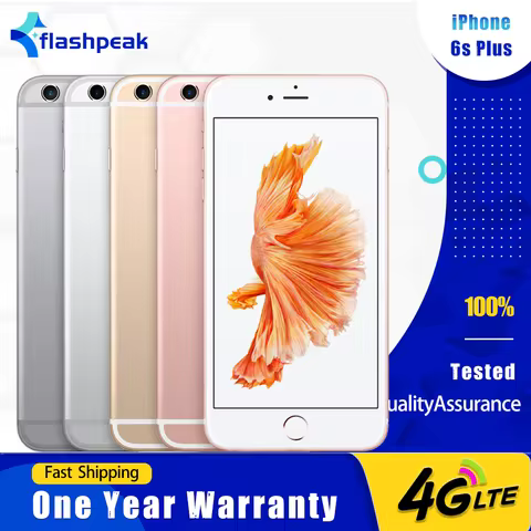 Original Unlocked Apple iPhone 6s Plus 4G Mobile Phone Fingerprint 5.5'' IPS LCD Screen 16/32/64/128