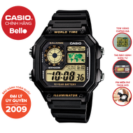 Đồng hồ Casio Nam AE-1200WH-1B chính hãng giá rẻ - Bảo hành 1 năm - Pin trọn đời